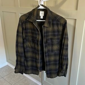 H&M Long Sleeve Plaid Shirt/Jacket